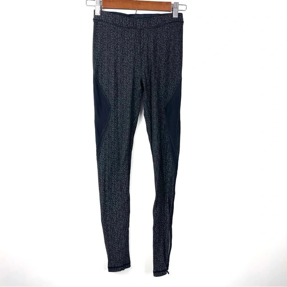 VSX Victoria's Secret Work Out Leggings Zipper Ankle Size XS Womens